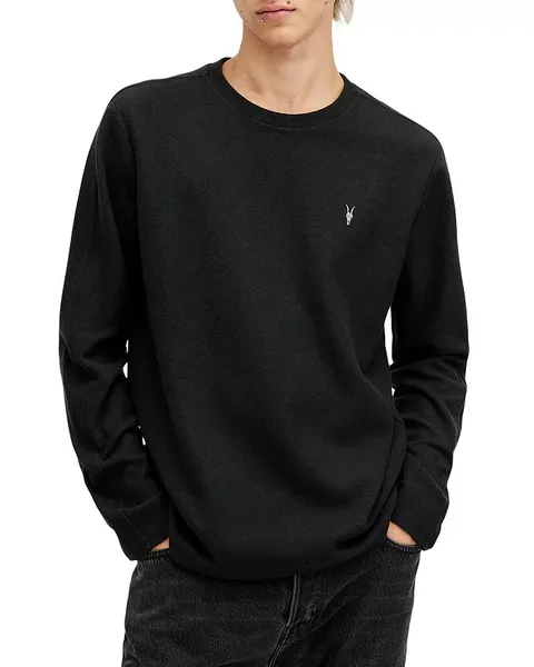 Image of Allsaints Rowe Regular Fit Cotton Sweater