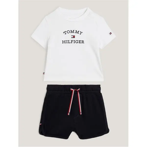 Image of Tommy Hilfiger Tommy Tee Shrt Set In42 Jumpers 6M (68) White 31572501065