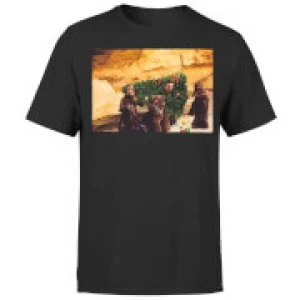 Image of Star Wars Christmas Jawa Tree Black T-Shirt - L - Black