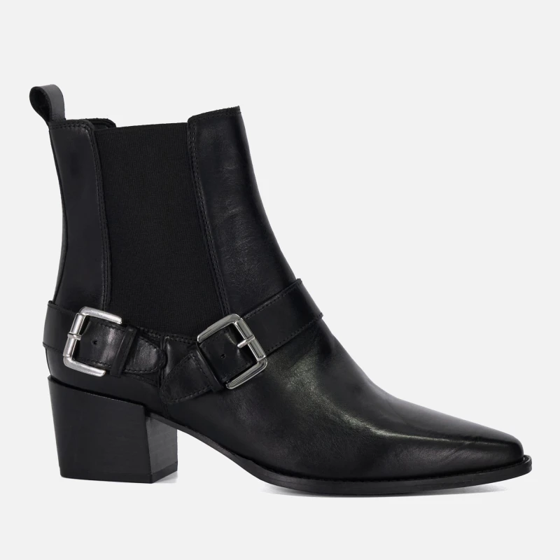 Image of Dune London 'Panino' Suede Ankle Boots Black female