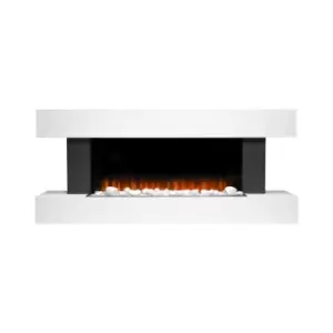 Image of Devola Haslemere 2kW Optiflame Effect Electric Fireplace Suite - DVWF201GW