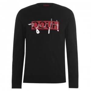 Image of Hugo Boss Dicago 201 Sweatshirt Black Size L Men