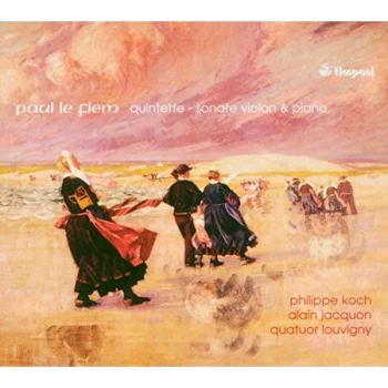 Image of Quatuor Louivgny: Philippe Koch - Paul Le Flem: Quintette/Sonate Violon & Piano CD