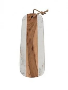 Image of Creative Tops Naturals Marble And Acacia Long Serving Board