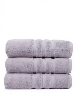 Image of Hotel Collection Luxury Ultra Loft Pima Cotton 800 Gsm Towel Range ; Silver - Bath Sheet