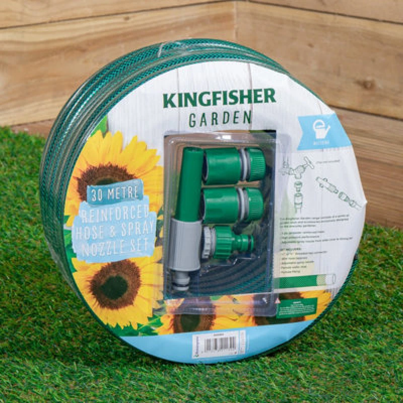 Image of Samuel Alexander 30M Garden Hose And Spray Nozzle Set (430Snsx)