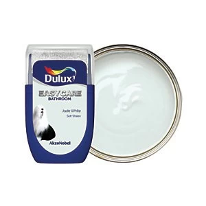 Image of Dulux Easycare Bathroom Jade White Soft Sheen Emulsion Paint 30ml