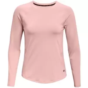Image of Under Armour Rush Long Sleeve Top Womens - Pink