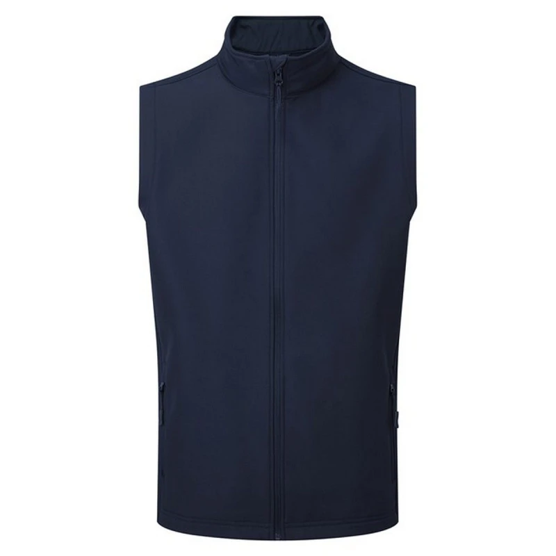 Image of Premier Premier Men Windchecker Printable Gilet in Navy Size: Small Navy S Male 5063238278707