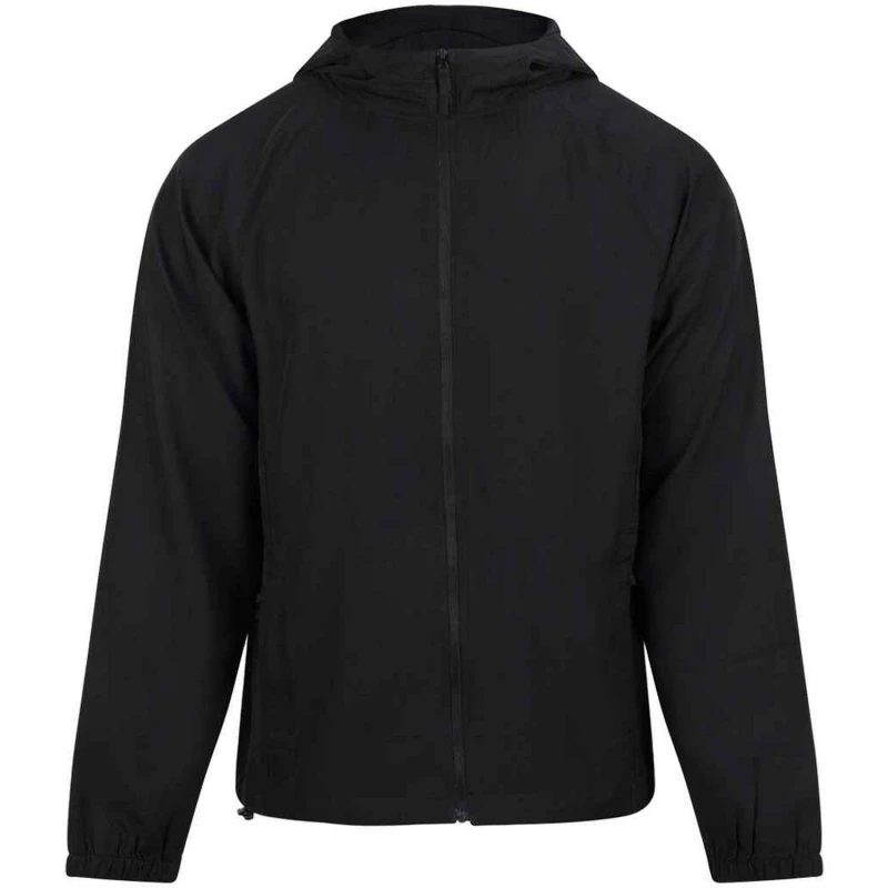 Image of Just Cool Just Cool Men AWDis Track Jacket in Black Size: X-Small Black XS Male 5063703676250