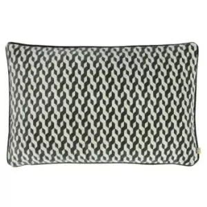 Image of Kai Dione Geometric Cushion Cover (One Size) (Moonlight) - Moonlight