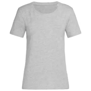 Image of Stedman Womens/Ladies Stars T-Shirt (S) (Heather Grey)