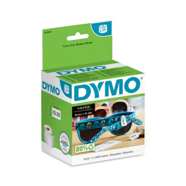 Image of Dymo Dymo Labelwriter Jewellery Labels 10mmx19mm 2191635 2191635
