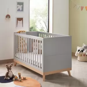 Image of Babymore Mona Cot Bed Grey