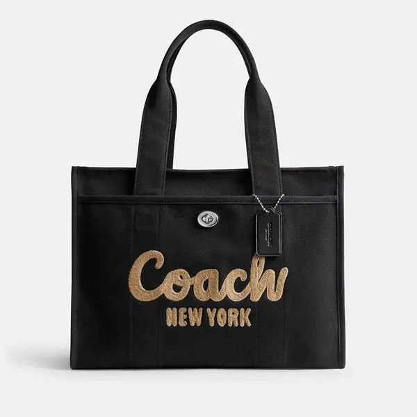 Image of Coach Cargo Tote 42 Cotton Canvas Bag