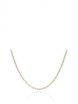 Image of Rachel Jackson London 22Ct Gold Plated Silver Mid To Long Box Chain Necklace