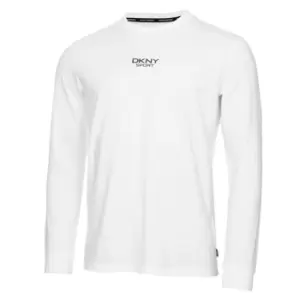 Image of DKNY Golf Liberty Long Sleeve T-Shirt Mens - White