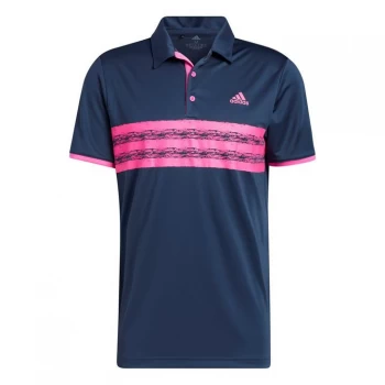 Image of adidas Core Polo Shirt LC Mens - Navy/Pink