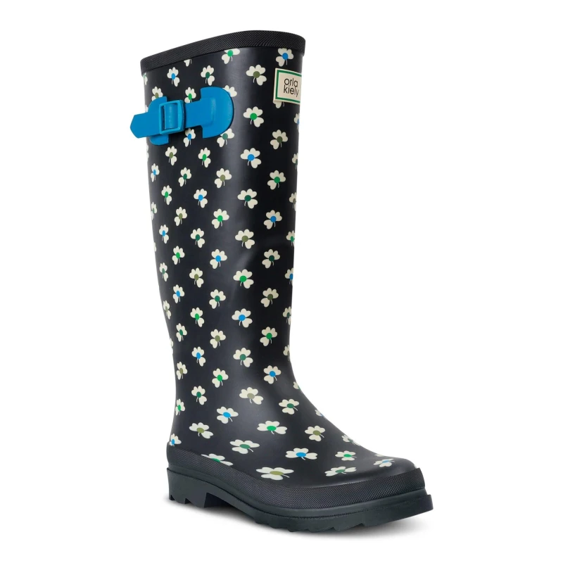 Image of Regatta Womens Orla Welly Hi Wellies Clover Black female 8 (42)