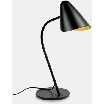 Image of Leds-C4 Organic - Table lamp Organic Black Golden 1x E27