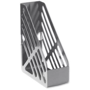 Image of 5 Star Office Magazine Rack File Foolscap Grey