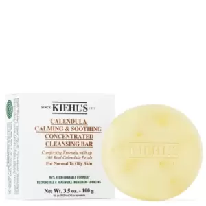 Image of Kiehl's Calendula Calming and Soothing Concentrated Cleansing Bar 100g