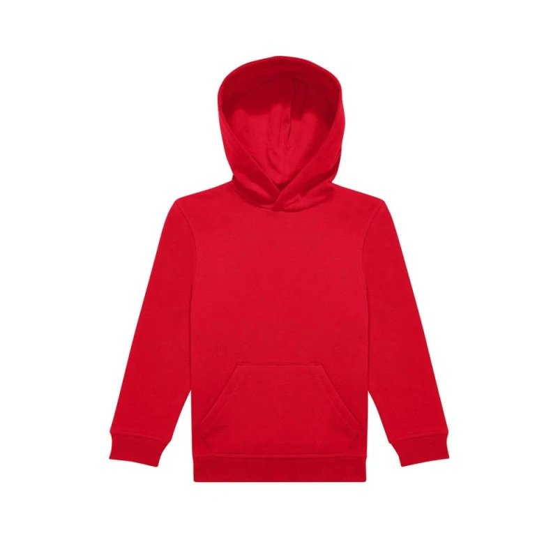 Image of B&c ID.333 girls's Children's Sweatshirt in Red