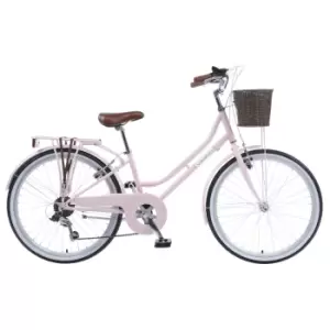 Image of Viking Belgravia Ladies Traditional Heritage 26" Wheel 6 Speed Bike 16" - Pink