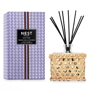 Image of Nest Fragrances Rattan Cedar Leaf & Lavender Reed Diffuser, 5.9 oz.