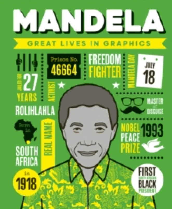 Image of Great Lives in Graphics: Mandela Hardback