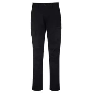 Image of Portwest Adults Unisex KX3 Cargo Trousers (30R) (Black)