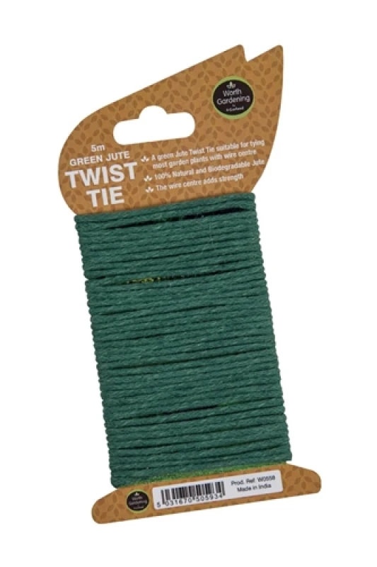 Image of Garland 5m Green Jute Twist Tie W0593
