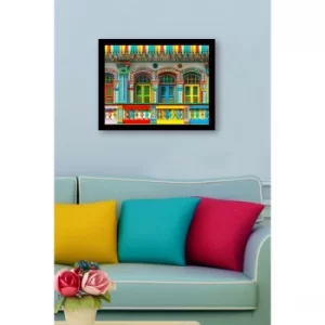Image of SC0562 Multicolor Decorative Framed MDF Painting