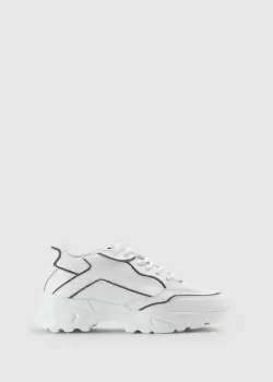 Image of Valentino Shoes Womens Nyx Chunky Trainers In White