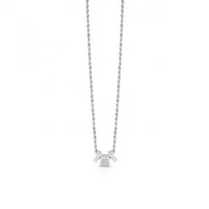Image of Ladies Guess G Colors Silver Necklace