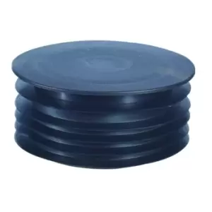 Image of McAlpine Drain Connector with Ring Black 1.25in x 1.5" DC2-BL - 525464