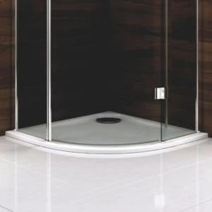 Image of Cooke Lewis Eclipse Ultra low profile Quadrant Shower tray L800mm W800mm D27mm