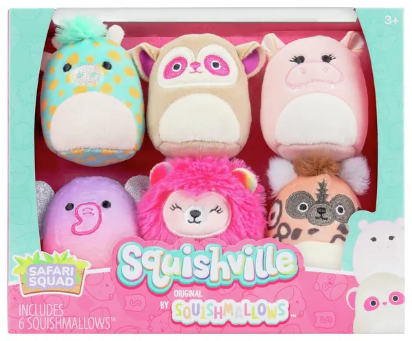 Image of Squishville 6 Pack Safari Squad