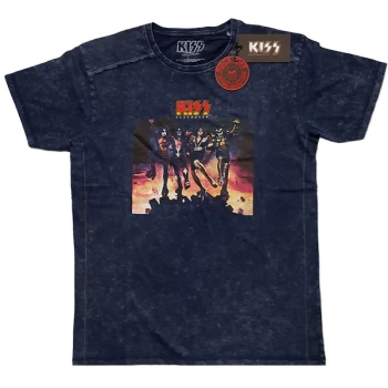 Image of KISS - Destroyer Unisex Medium T-Shirt - Blue