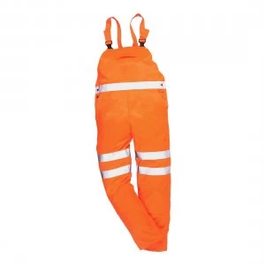 Image of Portwest Class 2 Hi Vis RIS Bib and Brace Orange M