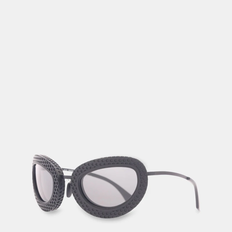 Image of Off White Tokyo Sun Sunglasses Black Dark Grey unisex One Size