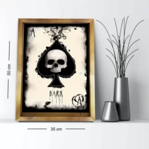 Image of 3550AHS-026 Multicolor Decorative Framed MDF Painting