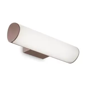 Image of Ideal Lux ETERE - Integrated LED Outdoor Wall Lamp 1 Light Coffee 4000K IP44