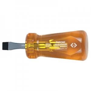 Image of C.K. Workshop Slotted screwdriver Blade width: 8mm Blade length: 25mm DIN 5264, DIN ISO 2380-2