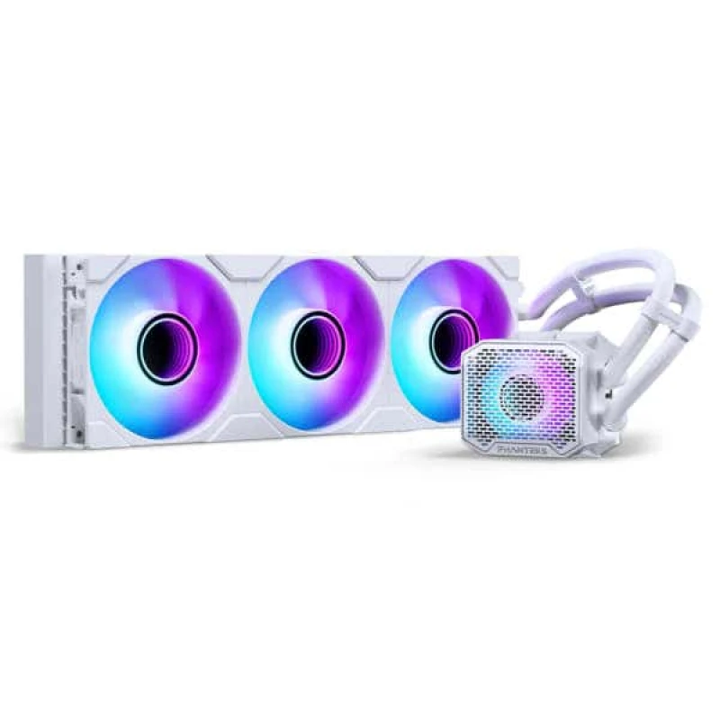 Image of Phanteks Glacier One 360M25 White RGB AIO Liquid Cooler CPU Water Cooler - 360mm - PH-GO360M25G2_DWT02
