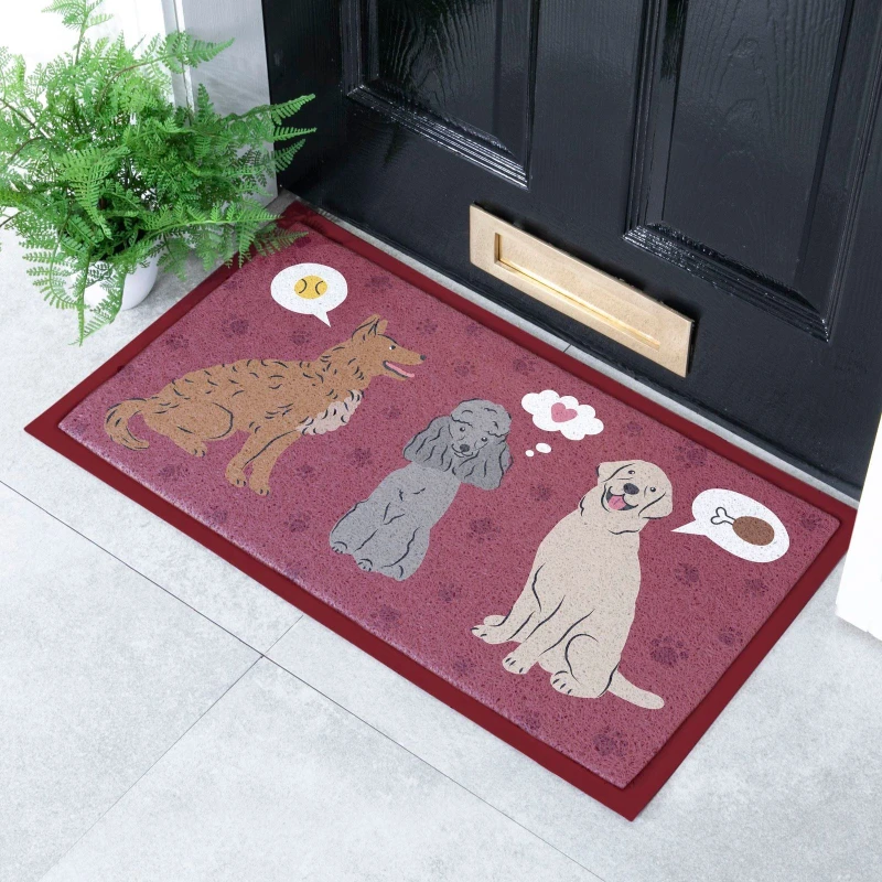 Image of Native Natural Dog Thoughts Doormat (70 X 40Cm)