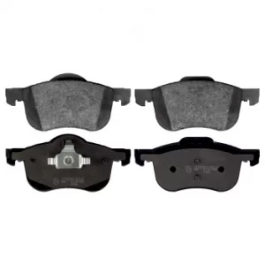 Image of Brake Pad Set ADF124223 by Blue Print front axle