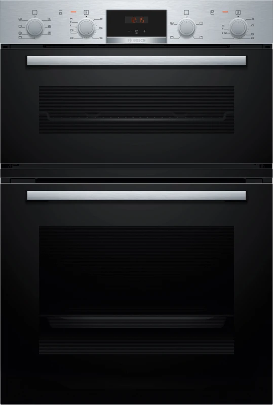 Image of Bosch Series 4 MBA533BS3B Built In Electric Double Oven - Stainless Steel - A Rated