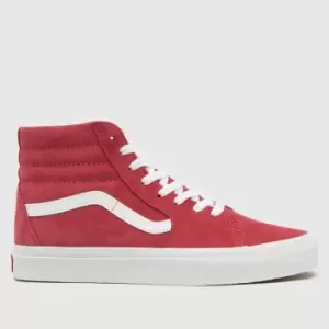 Image of Vans sk8-hi trainers in pink