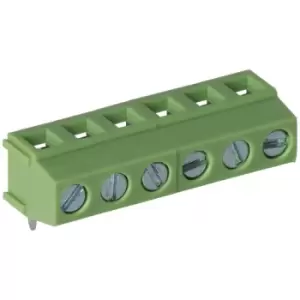 Image of TruConnect 211853 5.0mm 6 Way Low Profile 90deg Rising Clamp Termi...